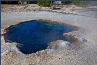 Deep blue pool